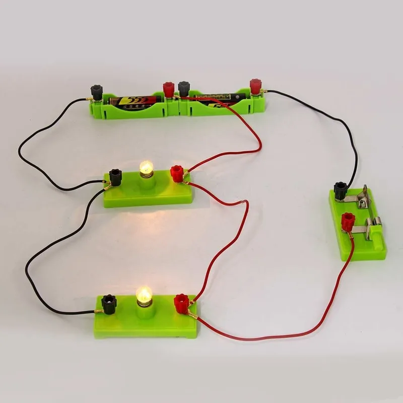 DIY Basic Circuit Electricity Learning Kit Physics Educational Toys for Children STEM Experiment Teaching Hands-on Ability Toy