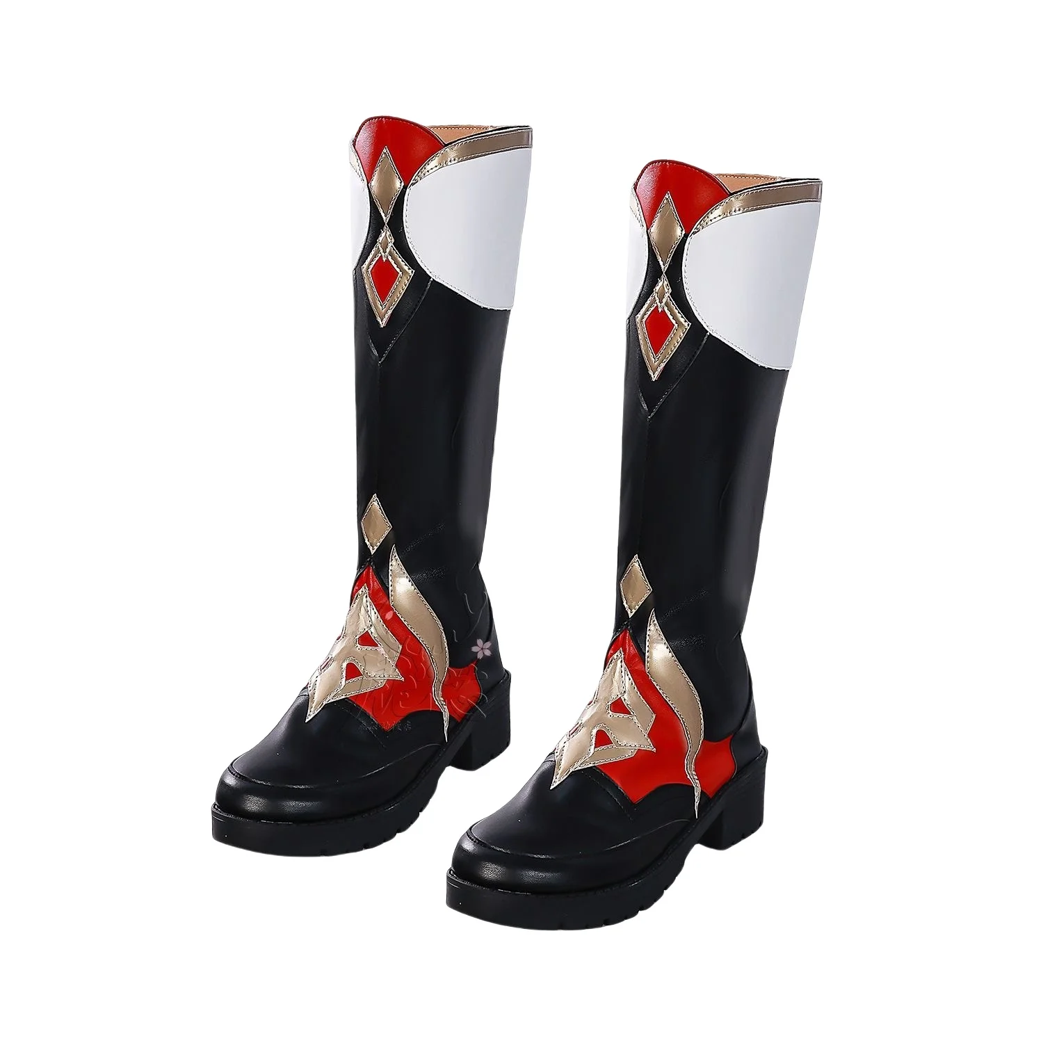 Dahlia bottes Cosplay jeu Genshin Impact chaussures accessoires de déguisement accessoires Anime Halloween Costumes pour homme femme chaussures