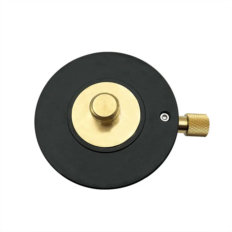 Lanson Black T5 Tribrach Adapter Removable Center Rotating Feature Aluminum Material Surveying Instrument Use 1kg Lightweight