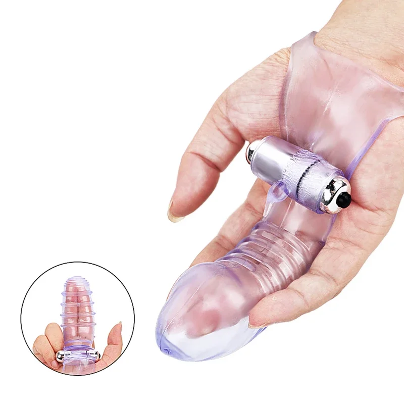 Ikoky finger sleeve vibrator G spot massage clitoris stimulate female masturbator toys for women sex shop adult products