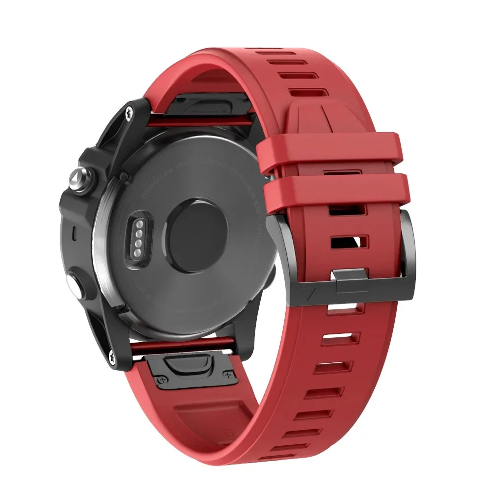 ل Garmin Fenix 3 Fenix 5 Fenix 5 plus Fenix 6X Fenix 6X Pro Fenix 6 GPS Fenix 7 Fenix 7X Forerunner 935 945 حزام سيليكون #5