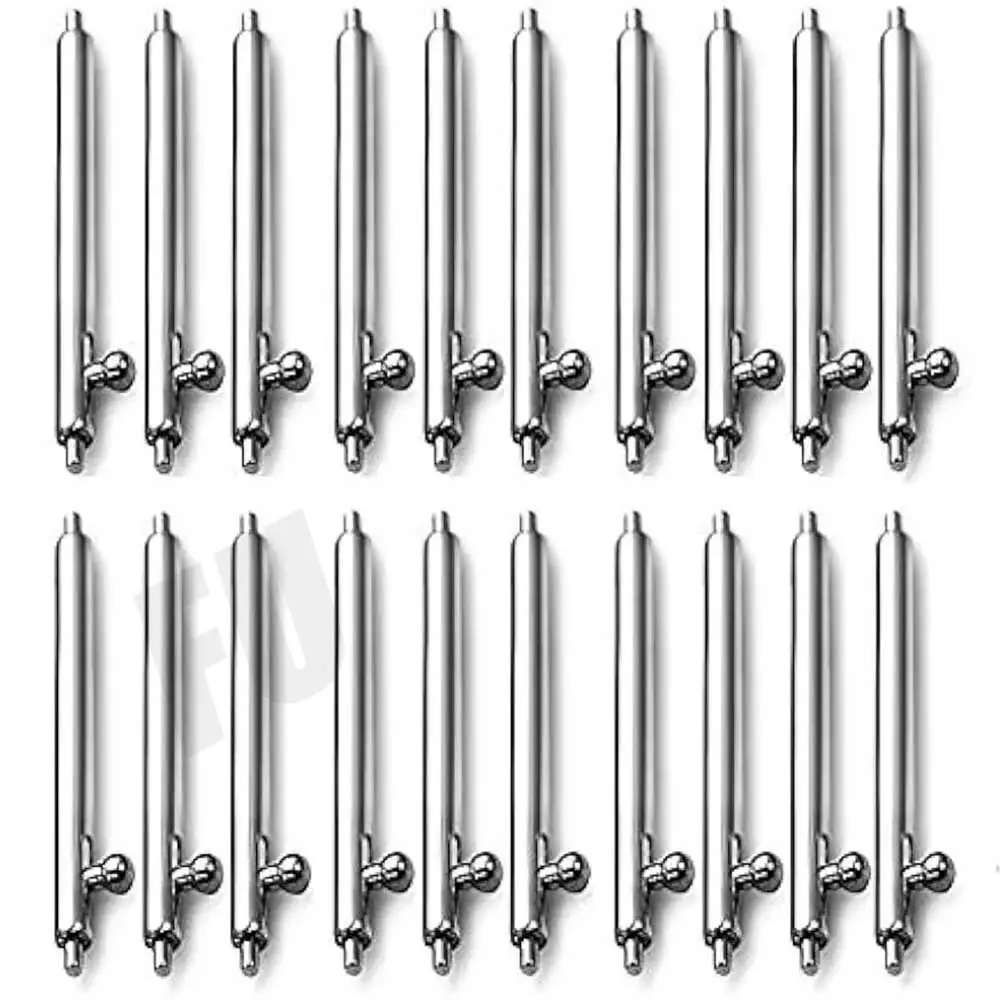 20 Stück Schnellverschlussstifte 1,5 1,8 mm Durchmesser Armbandstift für Smart Watch 18 mm 20 mm 22 mm Armband Federsteg Bandzubehör