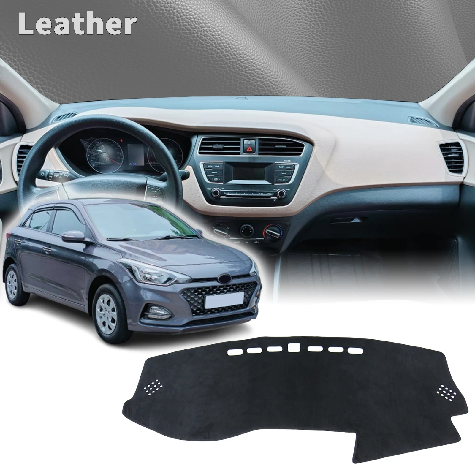 

for Hyundai I20 GB IB 2014 2015 2016 2017-2019 Car Accessories Protective Carpet Dashmat Dashboard Cover Pad DashMat Sunshade
