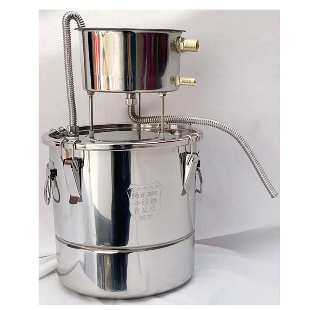 

22L/35L/50L Alcohol Brewing Distiller Stainless Steel Home Brewing Kit, Alcohol Still for DIY Whiskey Wine Brandy