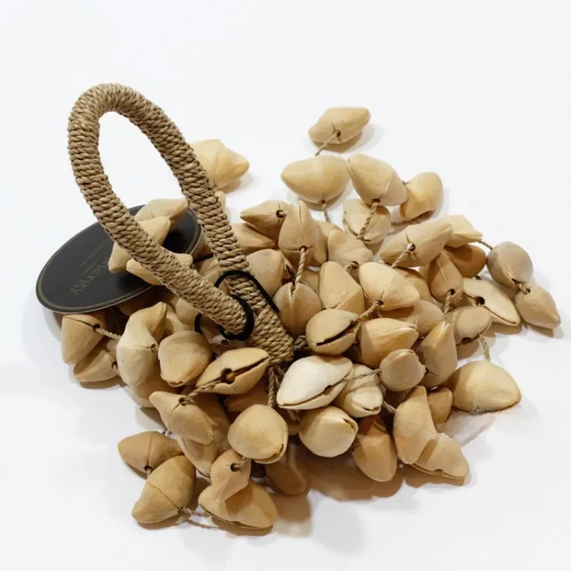 Hand Bell Natural Fruit Shell Healing Seed Shell Fruit Nut Handbell Instrumental Sound Therapy Musical Percussion Instruments