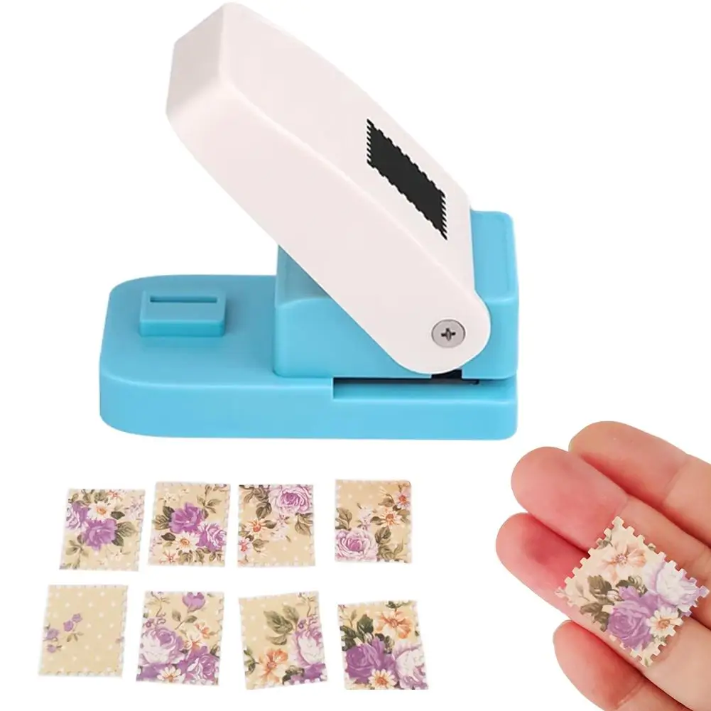New Stamp Shape Embossing Machine DIY Handmade Craft Tool Rectangular Postage Punch For Scrapbooking Border Embosser