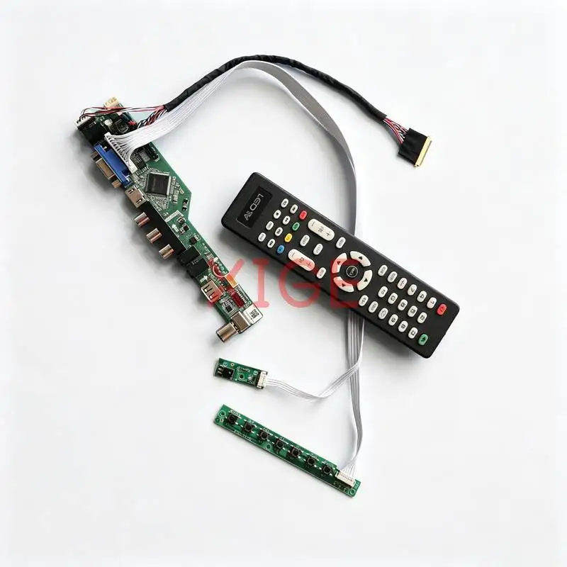 

Controller Board Fit N184H6 N184HGE LTN184HT05 N164HGE Laptops Monitor Panel 40-Pin LVDS 1920x1080 1920*1080 HDMI+VGA+AV+USB Kit