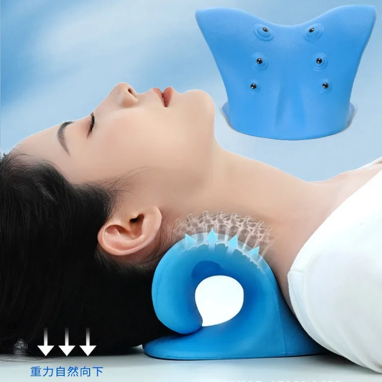 

C-type magnet massage pillow Shiatsu traction correction Shoulder, neck and neck special orthotics Spinal support retractor