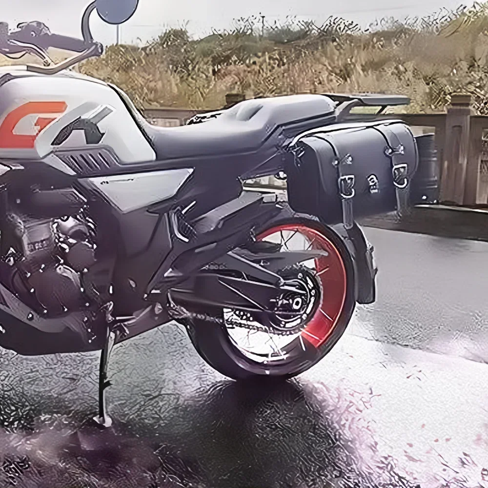 【Perfect fit】For Zontes GK350 Motorcycle Frame Side Pockets luggage rack Travel Placement Saddle Bag Fit ZONTES GK 350
