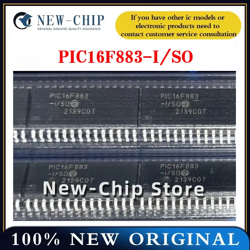 2PCS-50PCS/LOT PIC16F883-I/SO SOP28  New Original PIC16F883