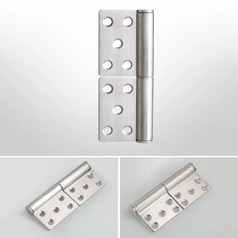 

New 4PCS Stainless Steel Industrial Hinges Distribution Box Hinge Switch Electric Cabinet Door Hinges Machinery Equipment Hinges