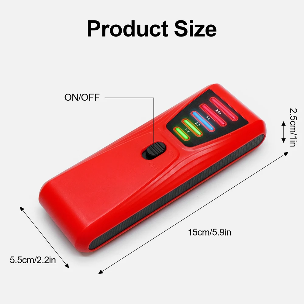 Electromagnetic Radiation Tester Portable Digital LCD Electric Magnetic Field EMF Meter Dosimeter Detector Computer Phone