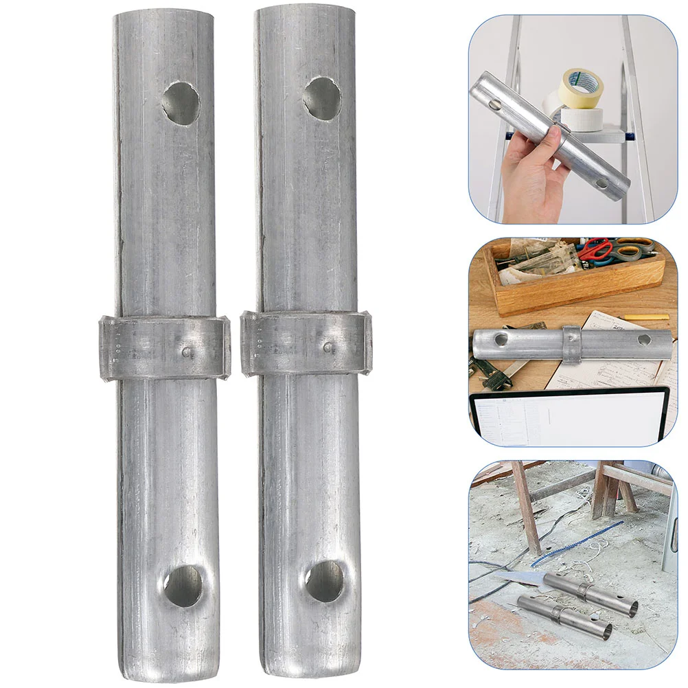 

4 Pcs Scaffolding Connecting Rod Pins Detachable Locking Heavy Duty Weld Hinges Tools Parts Connector Galvanized Equipment Pole