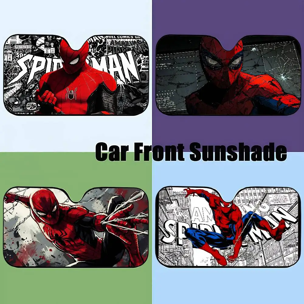 Cool-S-spider-manS Stylish And Trendy Windshield Sunshade, Car Windshield Cover, Car Sunshade Curtain, Car Sun Protection Cover view 5