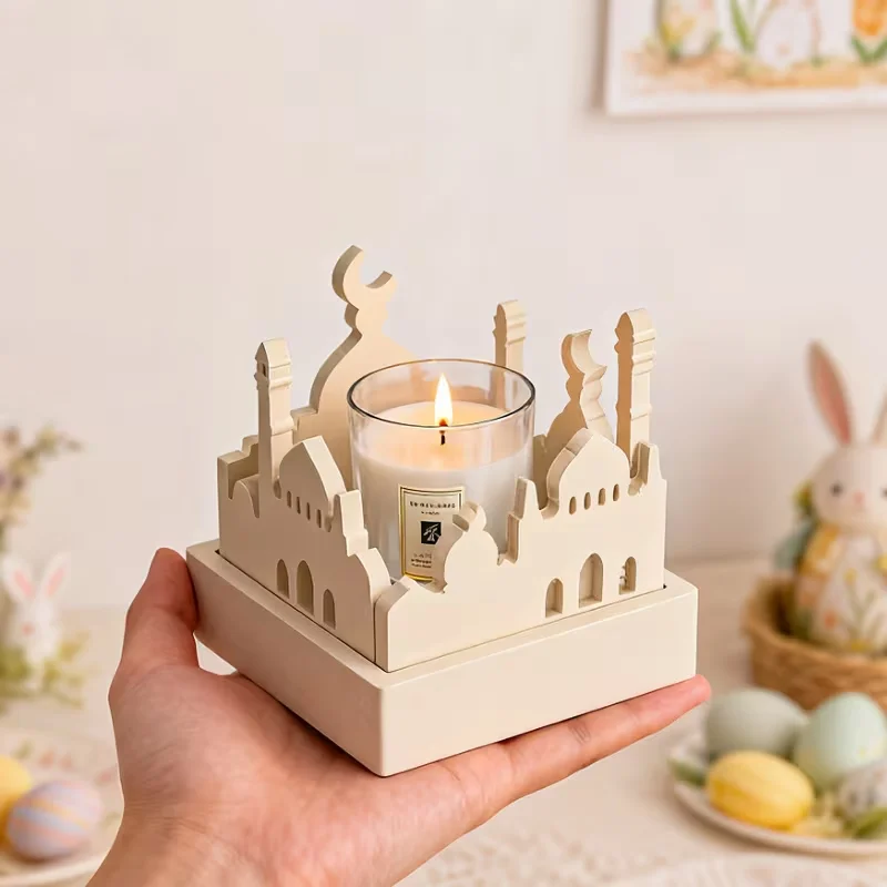 

Winter Chimney Snow House 3D Mold - Heavy-Duty Silicone/Resin/Epoxy Mold for DIY Snow-Covered Rooftops, Candle Making, Gypsum