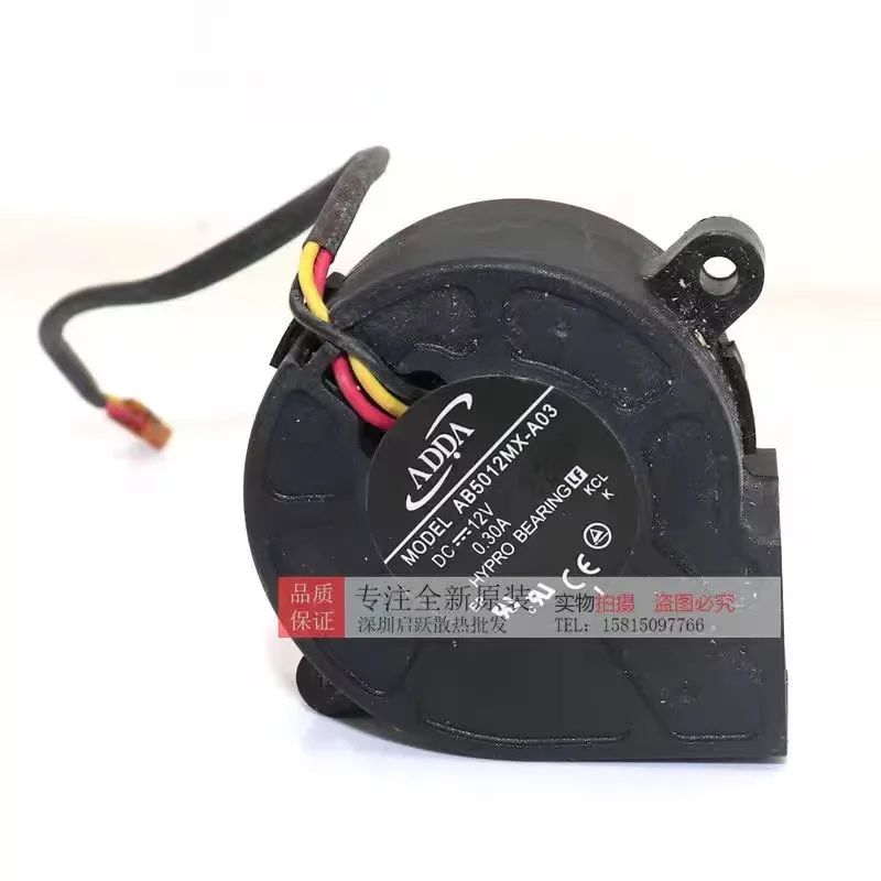 for ADDA Concord AB5012MX-A03 5025 12V 0.30A New Original Projector Turbo Drum Fan