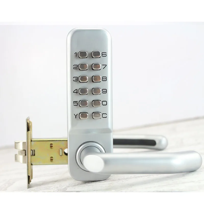 LACHCO Mechanical Door Locks Keyless Digital Machinery Code Keypad Password Entry Door Lock  L17001BS