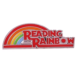 Reading X Rainbow TV Series Enamel Lapel Pin Badge Brooch Backpack Decoration Jewelry