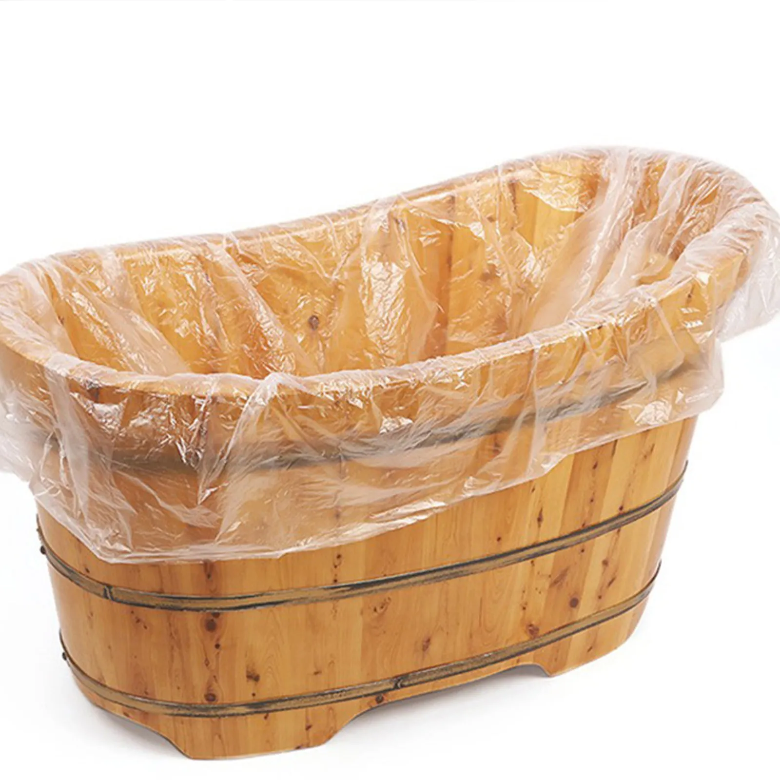 

10 шт. одноразовых ультрабольших пленок-вкладышей для ванн, прочные, герметичные, для домашнего использования, общественных ванных комнат, отелей, спа-салонов