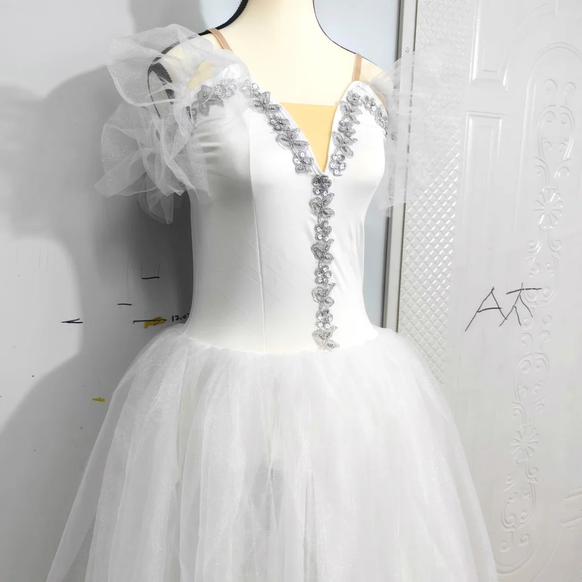 

Профессиональное танцевальное балетное платье для взрослых, длинное платье феи, балетный костюм, балетная юбка-пачка для девочек, выступление