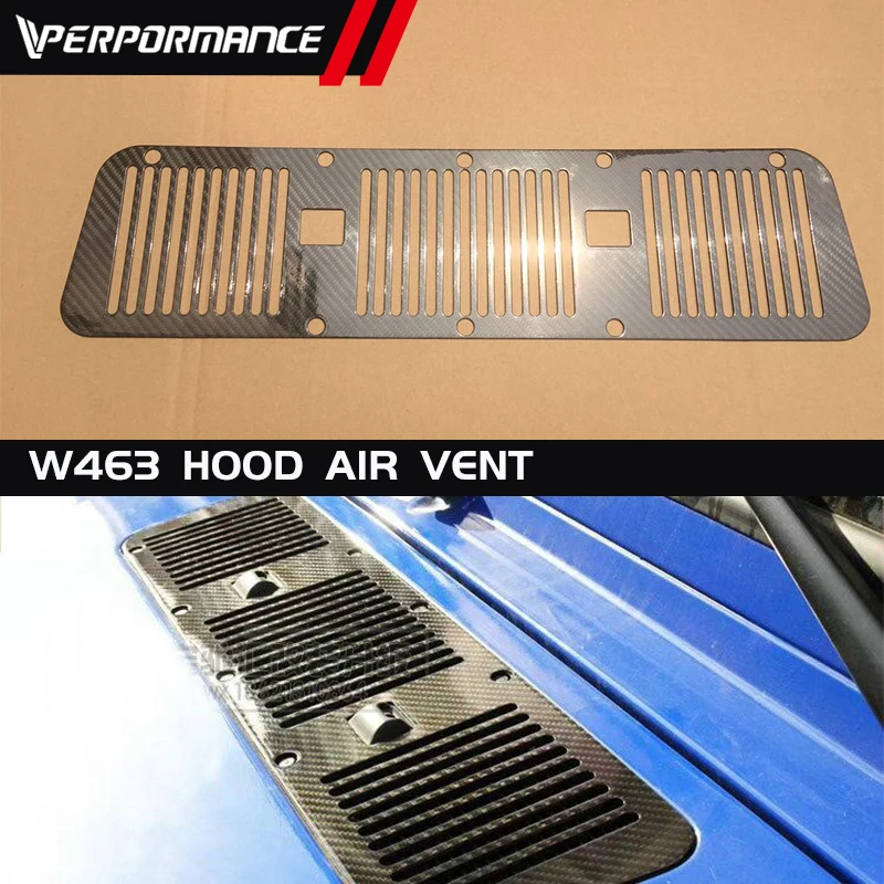 G-Class W463 Hood Air Vents For 1990~2018y Hood Scoop Bonnet Vents Carbon Fiber Material