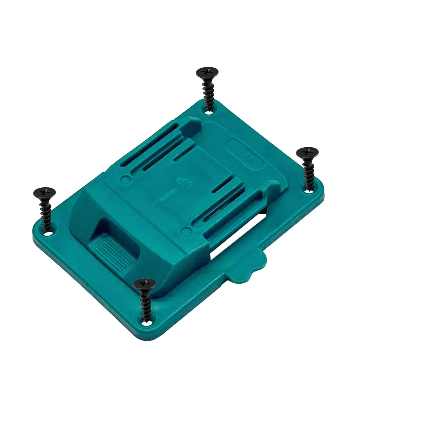 

Wall Mount Base Battery Tool Holder For Wall Mounting 14.4V 18V Compatible 4 Screw Holes Easy Installation Compact Design