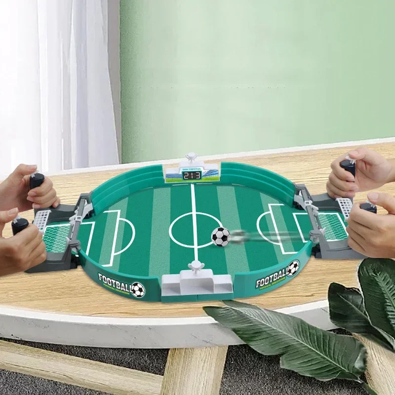 Mini Foosball Games, Tabletop Football Soccer Pinball for Indoor Game Room Games, Foosball Desktop Sports Board Games Mini Adult