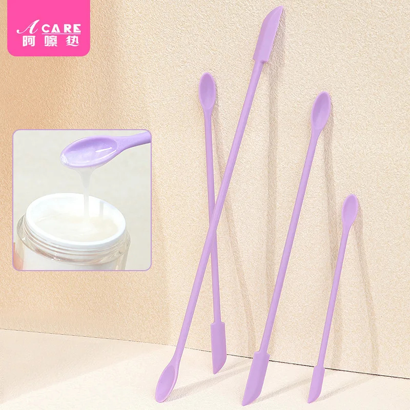 

DX01/Spatula/double Head/A1PQ0-Packing small spoon cosmetic scraping tool cosmetic double-headed silicone scoop