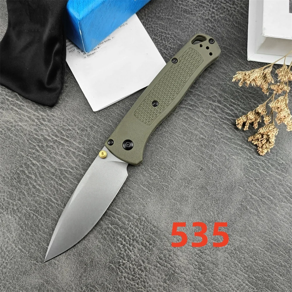 Tactical Knife 5370 BK-03 Limited Shootout Knife D2 Blade Nylon Fiber Handle Outdoor Military Camping Knife EDC Multitool