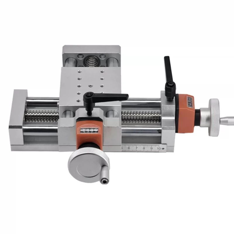 Miniature Hand Crank T-screw Tr1604 Linear Cross Sliding Table Module with Graduated Displacer with Self-locking