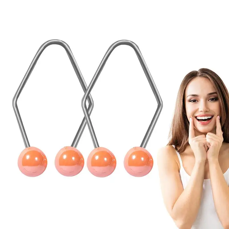 2 pz/set Dimple Makers For The Face Women facile da indossare sviluppa Natural Smile Dimple Trainer accessori per il viso creativi 8 colori