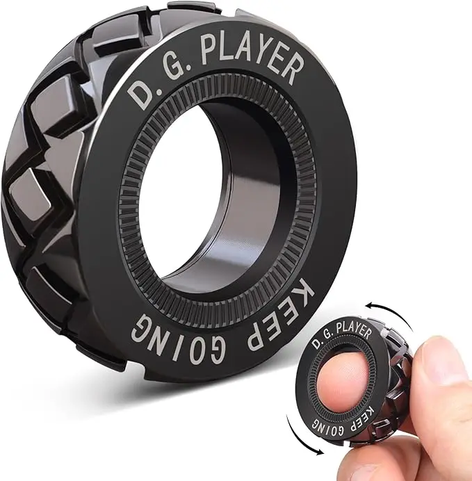 フィジェットスピニングリングメタル-調節可能なフィジェットトイ-大人用-スピナーリング-ストレス解消＆不安軽減、オフィスデスク-adhd-おもちゃ