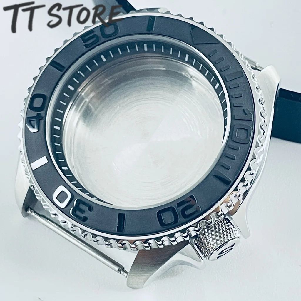 

42 мм Skx007 мужской корпус часов для NH35 DIY Diving Mod с безелем из минерального стекла подходит для часов для дайвинга 38-30,7 мм аксессуары