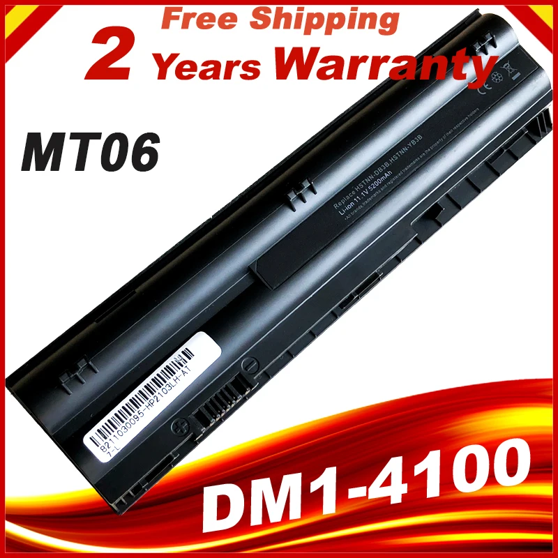 MT06 MT03 batería del ordenador portátil para HP Pavilion DM1-4100 dm1-4000 Mini 110-4100 Mini 200-4200 Mini 210-3000 Mini 210-4000 batería