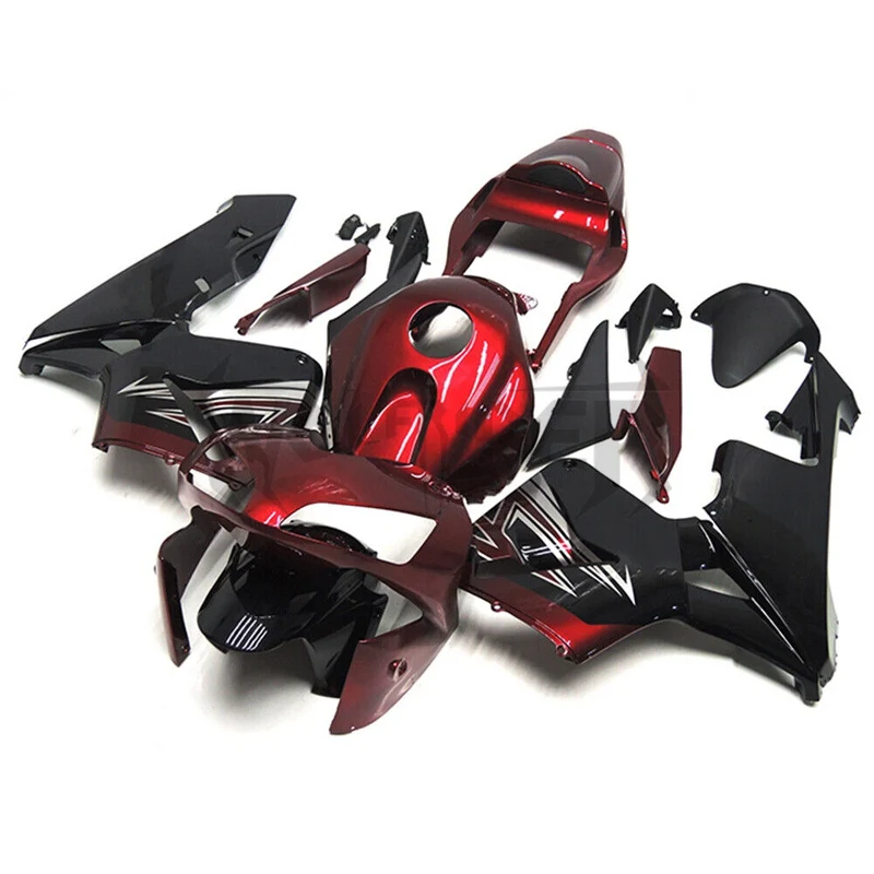 

INJECTION MOLD Fairing for CBR600RR 2003 2004 red black CBR 600RRF5 03 04 bodywork kit motorcycle fairings