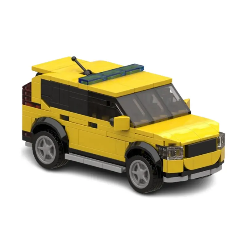 

243-piece small particle building blocks MOC quick response ambulance/rescue vehicle model toy gift