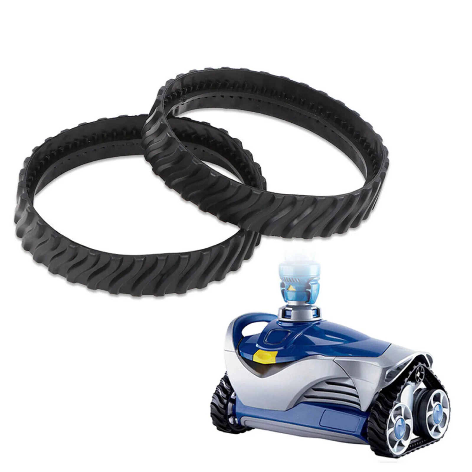 2Pcs Pool Cleaner R0526100 Track 6 Inch For Zodiac Baracuda MX8 MX6 Elite Pool Cleaner Accessories Tire Track Replacement Part