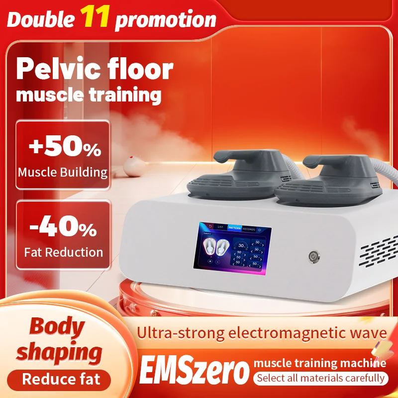 Muscle Training Double 11 Sale Emszero 6500w Machine Professional Body Muscle Electromagnetic Stimulate RF Pelvic  Floor