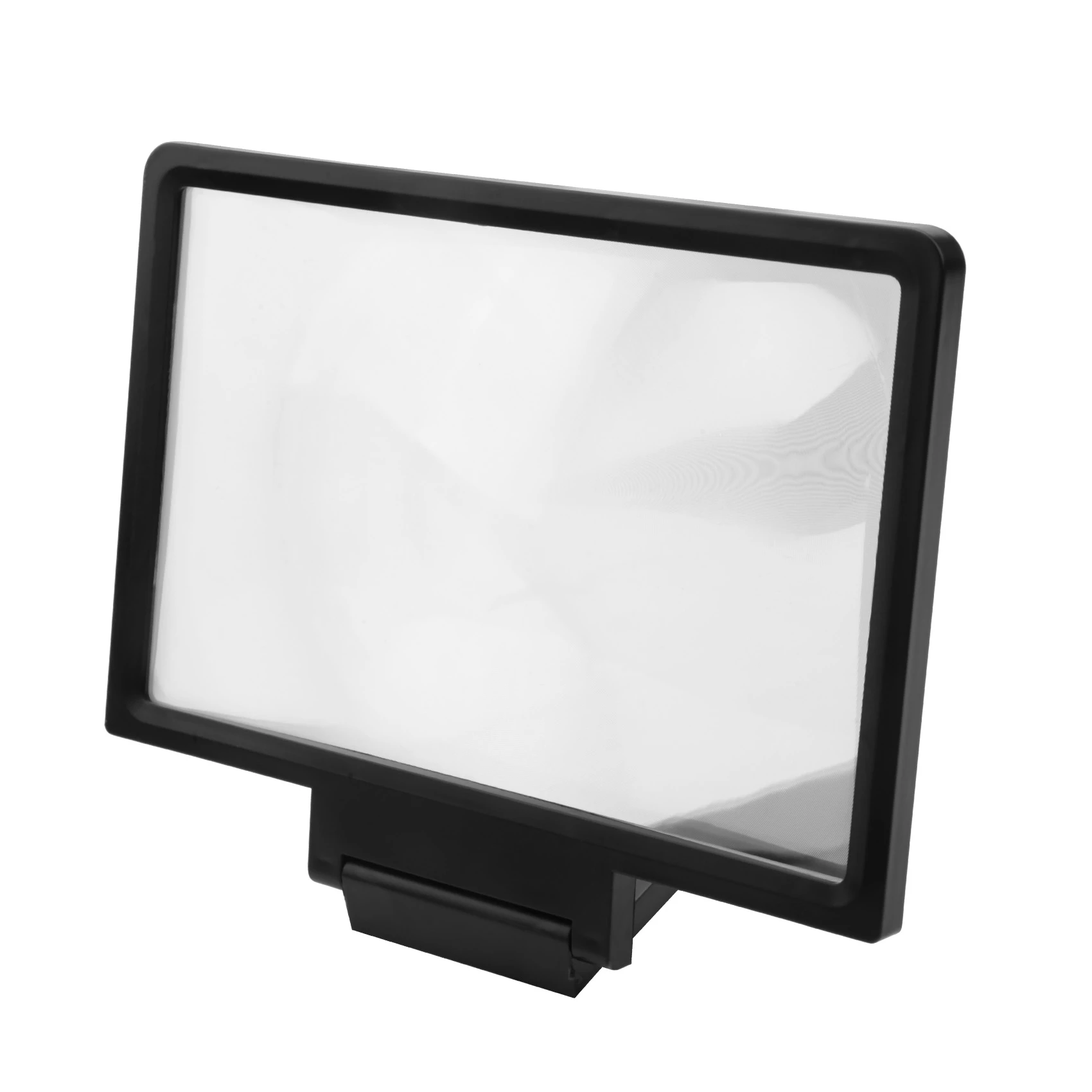 Lupa de pantalla 3D, amplificador de películas para teléfonos móviles inteligentes, pantalla antiradiación con soporte para teléfono para cualquier teléfono inteligente rico