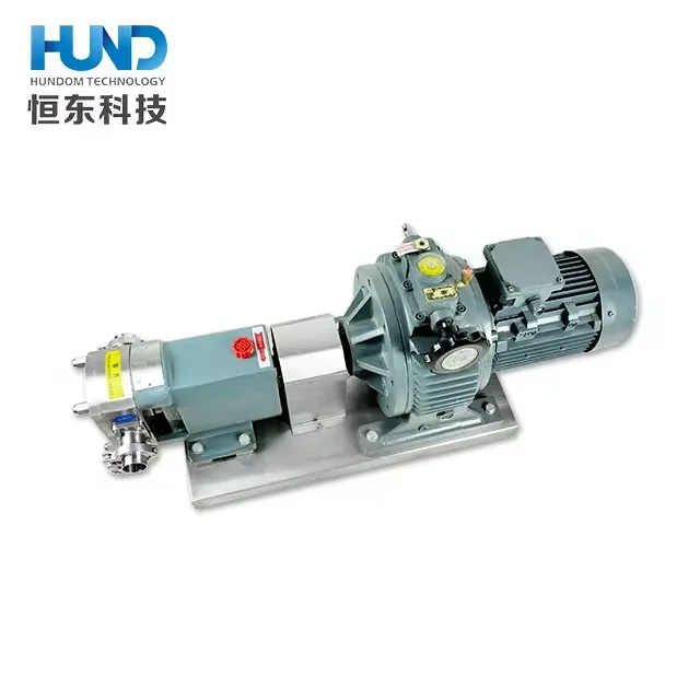 Food Grade SS316 Food Industry Rotor Pump Hygienic Lobe Rotary Toothpaste Pump For Transfer Tomato Ketchup Date Paste