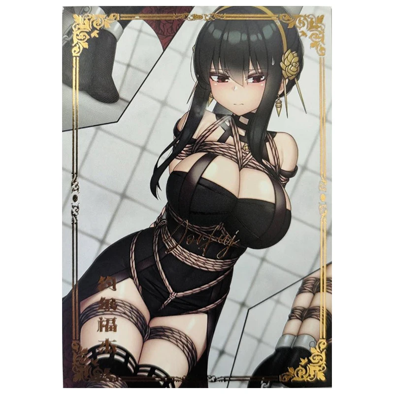 Anime Goddess Story Rare SM Refractive Flashcards Raiden Shogun Ganyu Keqing Toys for boys Collectible Cards Birthday Gifts