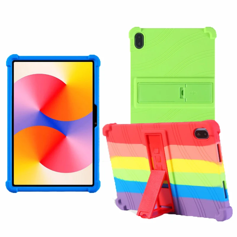 

Чехол для планшета Funda для Huawei MatePad SE 11 2024/MatePad 11,5S/MatePad SE 10,1 дюйма, силиконовый противоударный держатель, подставка