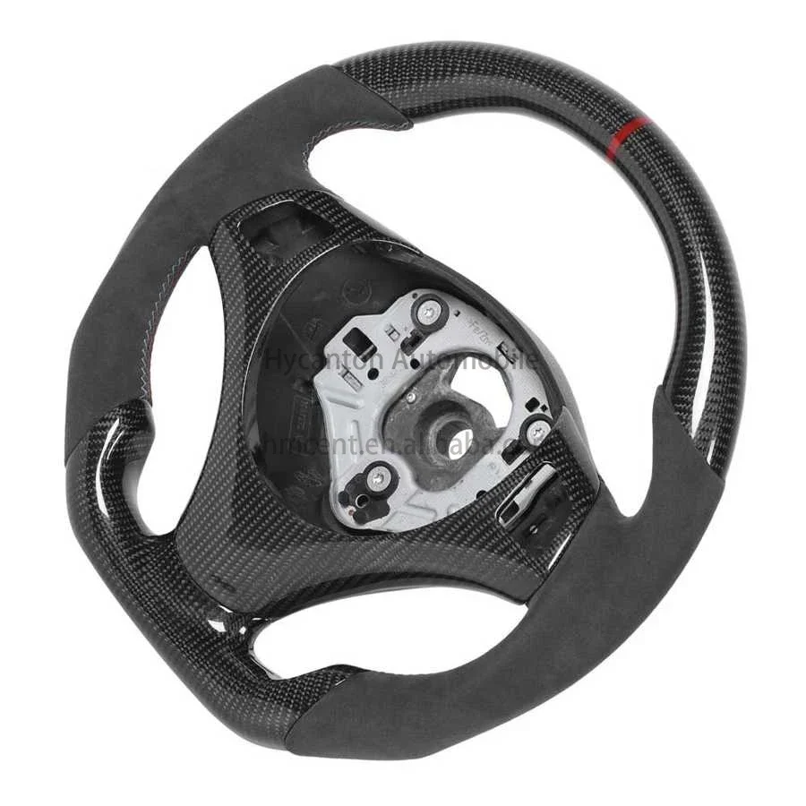 Factory Custom Real Carbon Fiber Steering Wheel For BMWS 3 Series E90 E91 E92 E93 Steering Wheel Custom Machining Upgrade