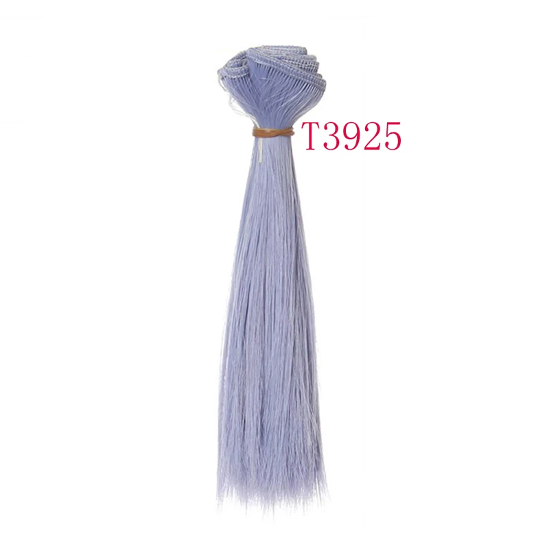 5 cm, 15 cm, 25 cm, Schwarz, Gold, Braun, Khaki, Weiß, Grau, kurzes, glattes Puppenhaar für Stirn, Pony, Puppenhaare