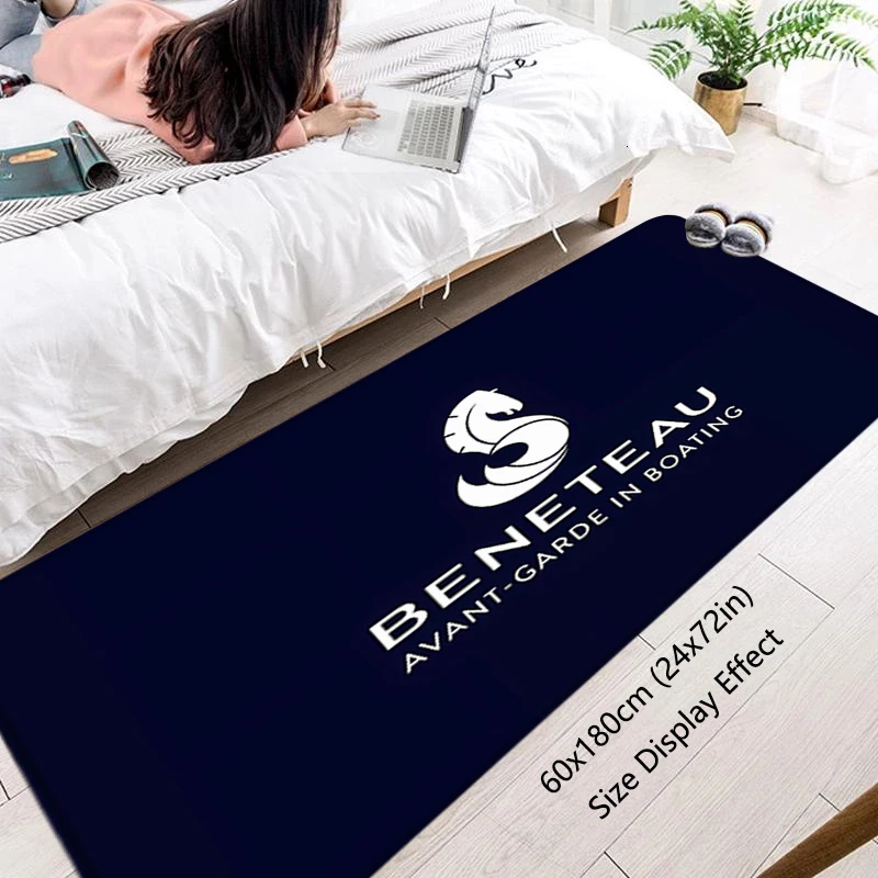Tapis de sol B-Beneteau Sailboat, tapis de bienvenue pour entrée, salle de bain, couloir, cuisine, tapis absorbant l'eau, décor moelleux pour la maison
