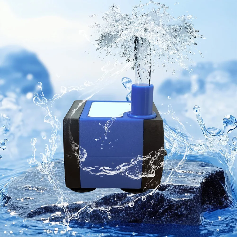 Bomba Sumergible de 3.5W 220V con Capacidad de 350 Litros por Hora a 0.6 Metros de Altura para Uso en Humidificadores y Circulación en Acuarios Pequeños