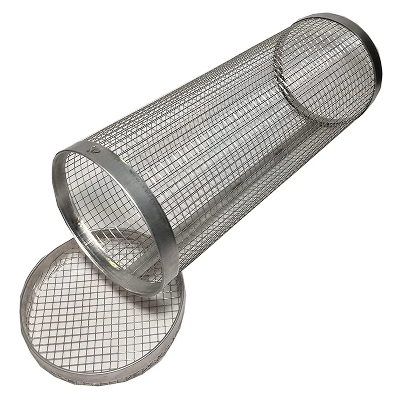 Bbq Gerookte Net Barbecue Cilinder Rvs Barbecue Rooster Kampvuur Barbecue Emmer Camping Picknick