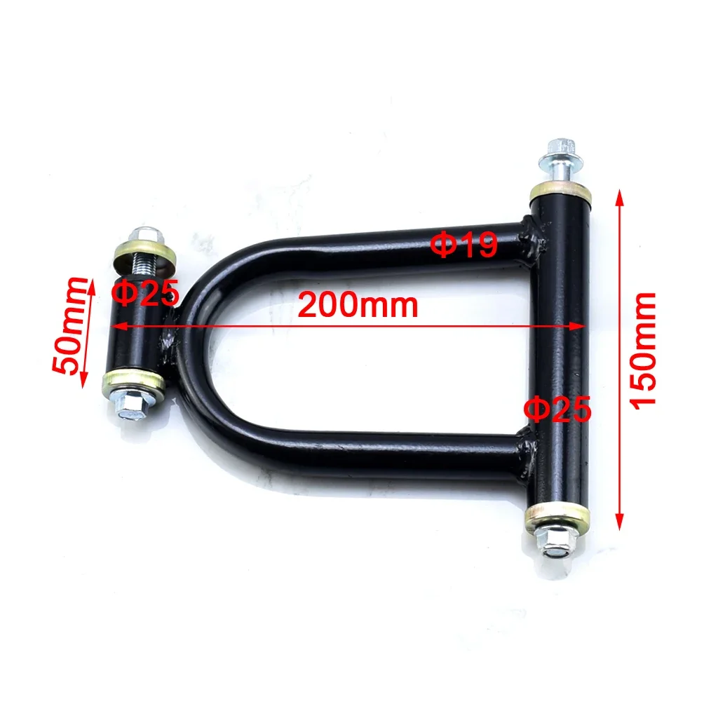 Braccio oscillante a sospensione da 220mm mandrino a snodo superiore/inferiore mozzo ruota a 4 perni adatto per parti Buggy ATV