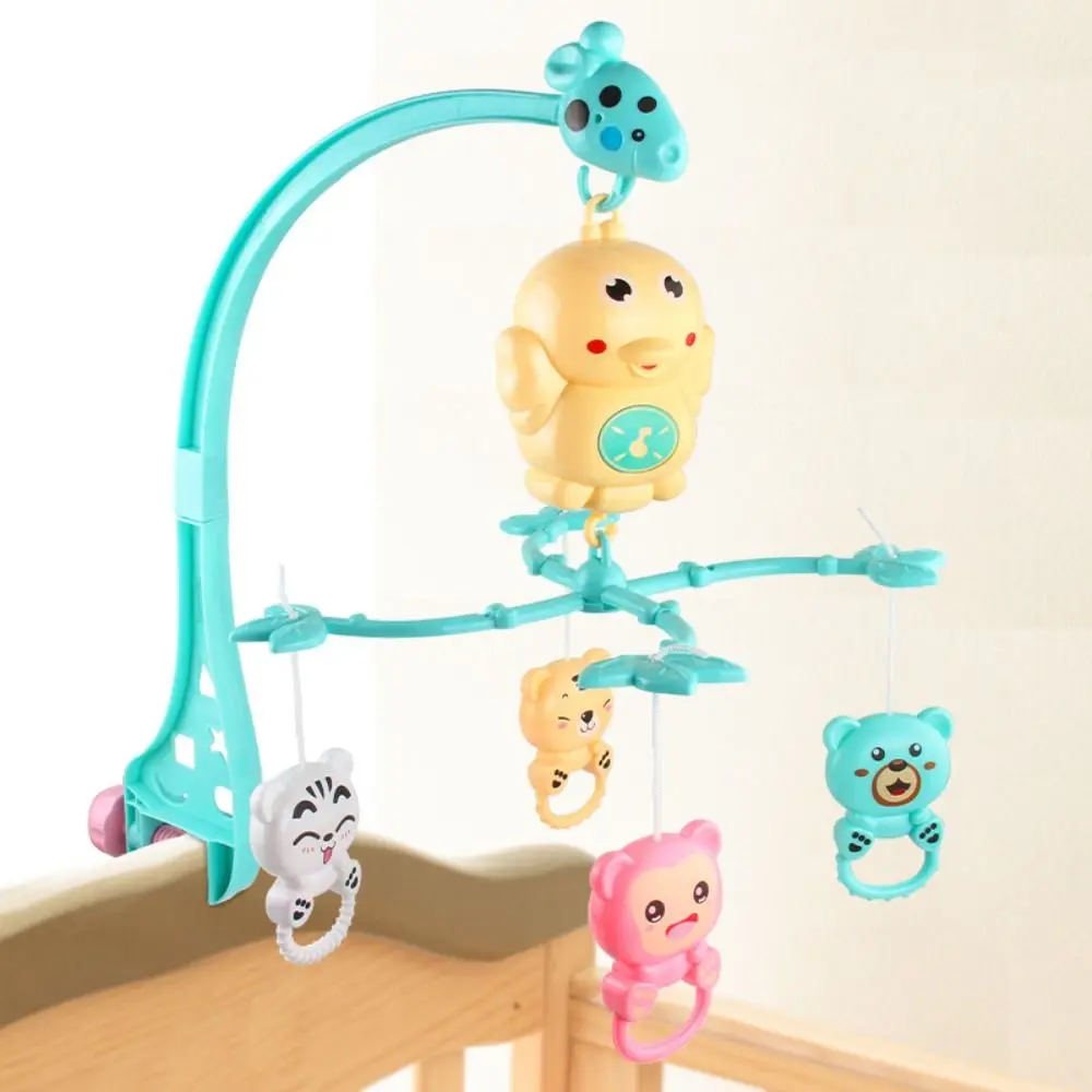 Sensorial 360 °   Campana giratoria para cuna de bebé, colgante de dibujos animados para dormir relajante, juguetes musicales, cama de bebé de plástico colgante o 0-12 meses