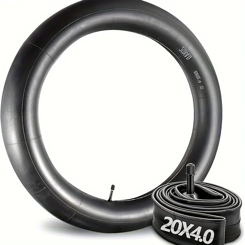 

1 pair of 20X4.0 bicycle inner tubes high quality, easy to install, perfect for mountain bikes and rough bikes